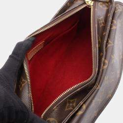 Pre Owned Louis Vuitton Vivacite Mm Shoulder Hand Bag Monogram Canvas