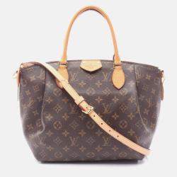 Pre Owned Louis Vuitton Turenne Mm Shoulder Handbag Monogram Canvas