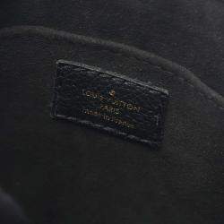 Pre Owned Louis Vuitton Petit Sac Plat 2Way Shoulder Handbag Monogram Empreinte