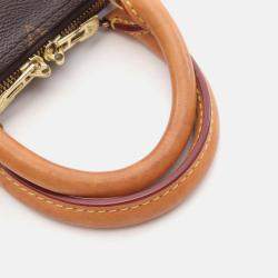 Pre Owned Louis Vuitton Alma Bb 2Way Shoulder Handbag Monogram Canvas