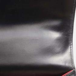 Pre Owned Louis Vuitton Athens Opera Handbag Leather Black