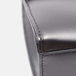 Pre Owned Louis Vuitton Athens Opera Handbag Leather Black