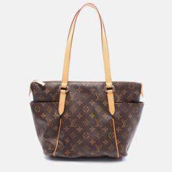 Pre Owned Louis Vuitton Totally Pm Shoulder Tote Bag Monogram Canvas Leather