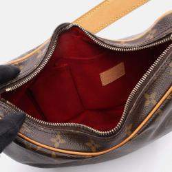 Pre Owned Louis Vuitton Croissant Mm Shoulder Bag Monogram Canvas Leather