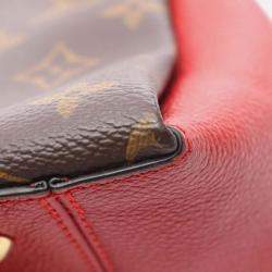 Pre Owned Louis Vuitton Surenne Bb Monogram Cerise