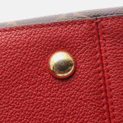 Pre Owned Louis Vuitton Surenne Bb Monogram Cerise