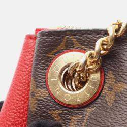 Pre Owned Louis Vuitton Surenne Bb Monogram Cerise