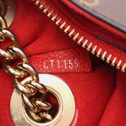 Pre Owned Louis Vuitton Surenne Bb Monogram Cerise