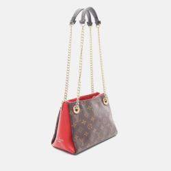 Pre Owned Louis Vuitton Surenne Bb Monogram Cerise