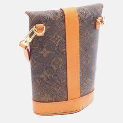Pre Owned Louis Vuitton Envelope Pouch Shoulder Bag Monogram Dust Canvas Mens