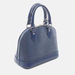 Pre Owned Louis Vuitton Alma Bb Epi Blue Indigo