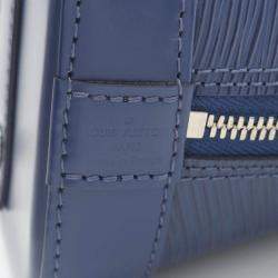 Pre Owned Louis Vuitton Alma Bb Epi Blue Indigo