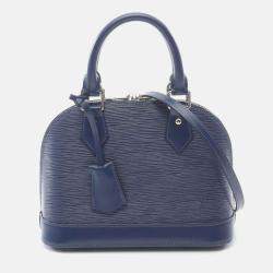 Pre Owned Louis Vuitton Alma Bb Epi Blue Indigo