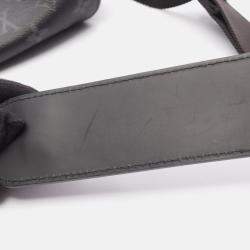 Pre Owned Louis Vuitton Messenger Voyage Pm Shoulder Bag Monogram Eclipse Black