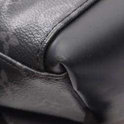 Pre Owned Louis Vuitton Messenger Voyage Pm Shoulder Bag Monogram Eclipse Black