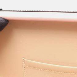 Pre Owned Louis Vuitton Petit Mar Shoulder Bag Monogram Leather Pink Brown
