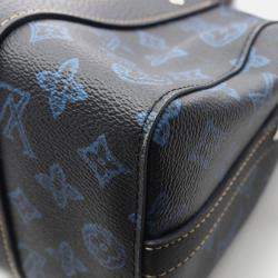 Pre Owned Louis Vuitton City Keepall Shoulder Bag Monogram Record Canvas Black