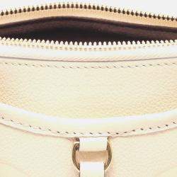 Pre Owned Louis Vuitton Trianon Pm Shoulder Handbag Monogram Empreinte Beige