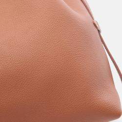 Pre Owned Louis Vuitton Low Key Hobo Mm Shoulder Bag Leather Brown Cognac
