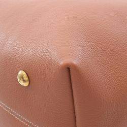 Pre Owned Louis Vuitton Low Key Hobo Mm Shoulder Bag Leather Brown Cognac