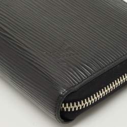 Pre Owned Louis Vuitton Black Epi Leather Zippy Wallet