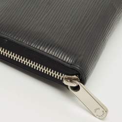 Pre Owned Louis Vuitton Black Epi Leather Zippy Wallet