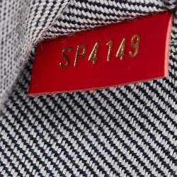 Pre Owned Louis Vuitton Blue Denim Damier Monogram Patchwork Multi-Pochette Accessories Bag