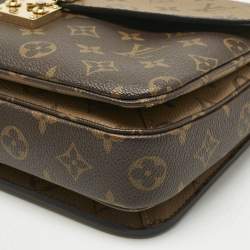 Pre Owned حقيبة لويس فيتون ميتيس بوشيت كانفاس مونوغرامي معكوسة