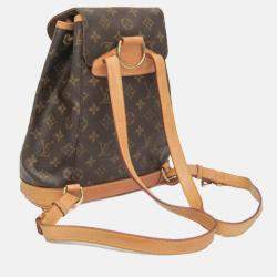 Pre Owned Louis Vuitton Montsouris MM Monogram Canvas Backpack