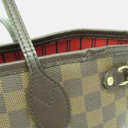 Pre Owned Louis Vuitton Neverfull PM Damier Ebene Coated Canvas Tote Bag