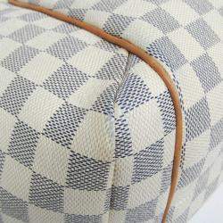 Pre Owned Louis Vuitton Damier Azur Coated Canvas Tote Bag