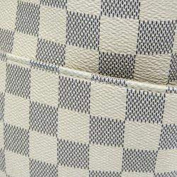 Pre Owned Louis Vuitton Damier Azur Coated Canvas Tote Bag