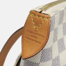 Pre Owned Louis Vuitton Damier Azur Coated Canvas Tote Bag