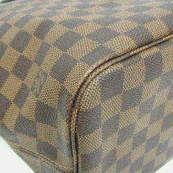Pre Owned Louis Vuitton Neverfull MM Damier Ebene Canvas Tote Bag