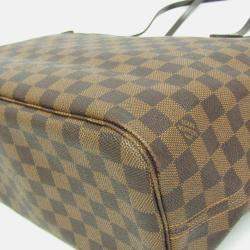 Pre Owned Louis Vuitton Neverfull MM Damier Ebene Canvas Tote Bag