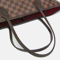 Pre Owned Louis Vuitton Neverfull MM Damier Ebene Canvas Tote Bag