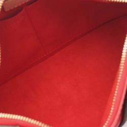 Pre Owned Louis Vuitton Brown/Red Monogram V Tote BB