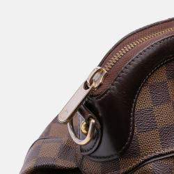 Pre Owned Louis Vuitton Brown Damier Ebene Trevi PM