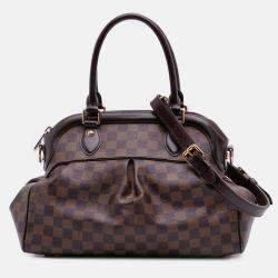 Pre Owned Louis Vuitton Brown Damier Ebene Trevi PM