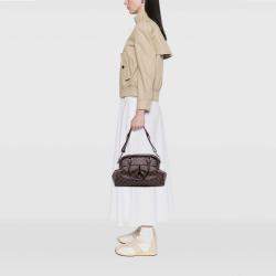 Pre Owned Louis Vuitton Brown Damier Ebene Trevi PM