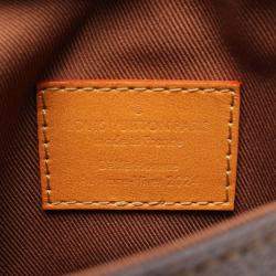 Pre Owned Louis Vuitton Brown Monogram Dust Envelope Pouch