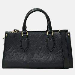 Pre Owned Louis Vuitton OnTheGo MM Noir Monogram Empreinte Leather Shoulder Bag
