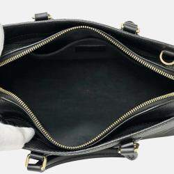 Pre Owned Louis Vuitton OnTheGo MM Noir Monogram Empreinte Leather Shoulder Bag