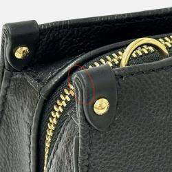 Pre Owned Louis Vuitton OnTheGo MM Noir Monogram Empreinte Leather Shoulder Bag