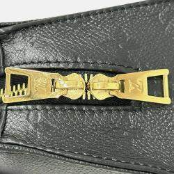 Pre Owned Louis Vuitton OnTheGo MM Noir Monogram Empreinte Leather Shoulder Bag