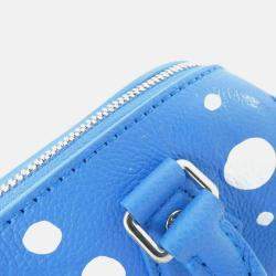 Pre Owned Louis Vuitton Yayoi Kusama Speedy Bandouliere 20 Monogram Empreinte Leather Shoulder Bag