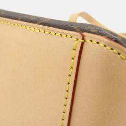 Pre Owned Louis Vuitton Piano Brown Monogram Canvas Shoulder Bag