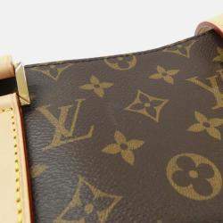 Pre Owned Louis Vuitton Piano Brown Monogram Canvas Shoulder Bag