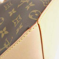 Pre Owned Louis Vuitton Mezzo Brown Monogram Canvas Shoulder Bag