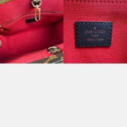 Pre Owned Louis Vuitton On The Go PM Monogram Reverse Canvas and Leather Shoulder Bag